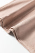 Mineral Wash Pocketed Piping Trim Wide Leg Pants
