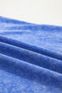 Mineral Wash Raw Seam Lace Sleeve Cotton Tee