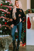 Mineral Wash Sequin Pumpkin Patch Oversized Pullover Sweatshirt