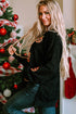 Mineral Wash Sequin Pumpkin Patch Oversized Pullover Sweatshirt