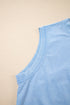 Mineral Wash Tank Top Split Skirt Two Piece Dress