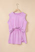 Mineral Wash Tank Top Split Skirt Two Piece Dress