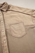 Mineral Wash Textured Patchwork Loose Fit Jacket