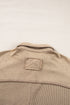 Mineral Wash Textured Patchwork Loose Fit Jacket