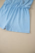 Mineral Wash V Neck Tee And Matching Skort Set