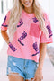 Mineral Wash Western Boot Graphic Pocket Tee