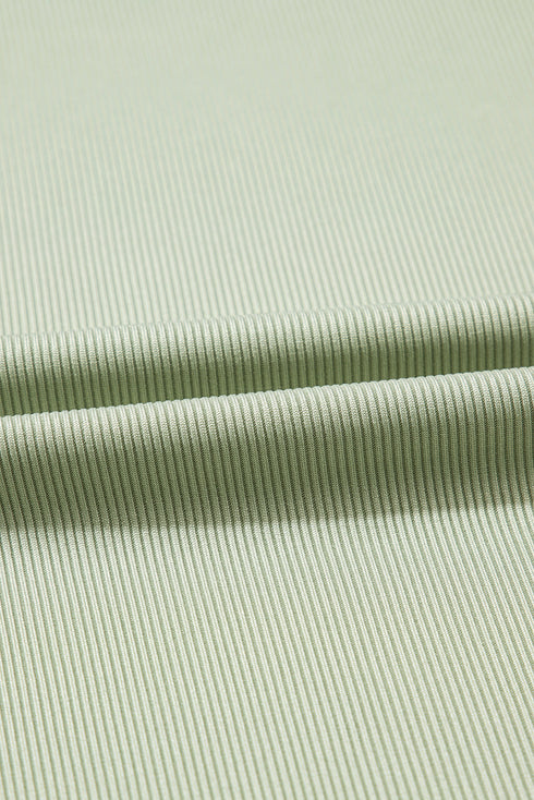 Minimalist Chic Sleeveless Crew Neck Ribbed Wide Leg Lounge Pants Set