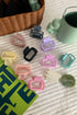 Minimalist Frosted Matte Rectangular Cut Out Hair Claw Clip