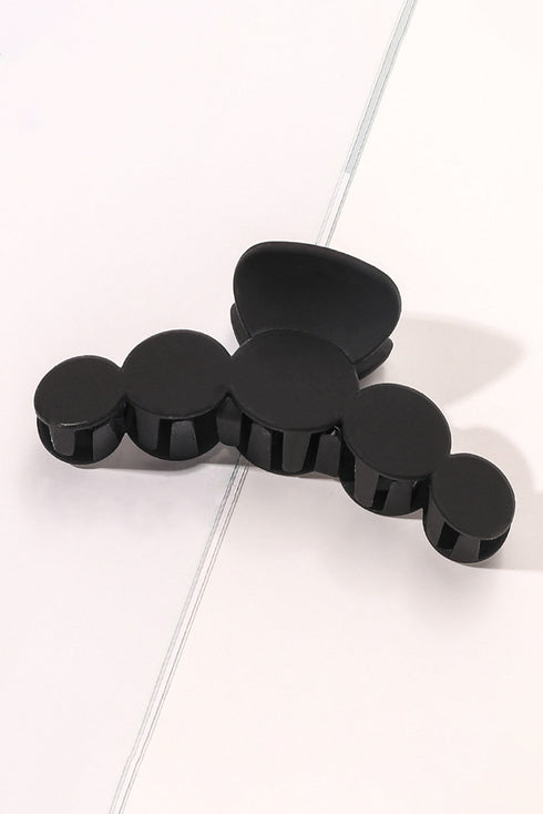 Minimalist Geometric Loop Frosted Matte Hair Claw Clip