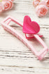 Minimalist Matte Finish Heart Silhouette Everyday Hair Claw