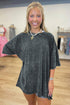 Minimalist Mineral Washed Pure Cotton Casual Tee