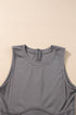 Minimalist Sleeveless Cinched Waist Wide Leg Jumpsuit