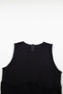 Minimalist Sleeveless Cinched Waist Wide Leg Jumpsuit