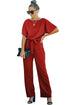 Minimalist Solid Belted Wide Leg Jumpsuit