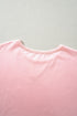 Minimalist Solid Cap Sleeve Drop Waist T Shirt Dress