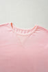 Minimalist Solid Cap Sleeve Drop Waist T Shirt Dress