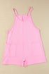 Minimalist V Neck Sleeveless Pocketed Casual Jersey Romper
