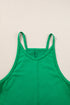 Minimalist V Neck Sleeveless Pocketed Casual Jersey Romper