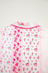 Mixed Floral Print Satin Long Sleeve Pajama Set