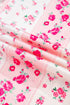 Mixed Floral Print Satin Long Sleeve Pajama Set