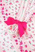 Mixed Floral Print Satin Long Sleeve Pajama Set