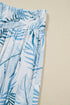 Mixed Floral Print Smocked Waist Wide Leg Pants