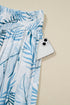 Mixed Floral Print Smocked Waist Wide Leg Pants