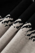 Mixed Geometric Pattern Relaxed Fit Knit Sweater