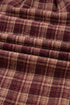 Mixed Media Plaid Detail Layered Look Sweatshirt