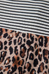 Mixed Pattern Button Front Long Sleeve Shirt