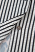 Mixed Pattern Button Front Long Sleeve Shirt