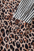 Mixed Pattern Button Front Long Sleeve Shirt