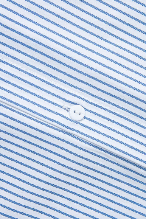 Mixed Pattern Contrast Sleeve Button Down Shirt