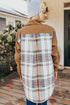 Mixed Pattern Plaid Patchwork Long Sleeve Mini Dress