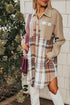 Mixed Pattern Plaid Patchwork Long Sleeve Mini Dress