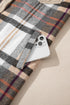 Mixed Pattern Plaid Patchwork Long Sleeve Mini Dress
