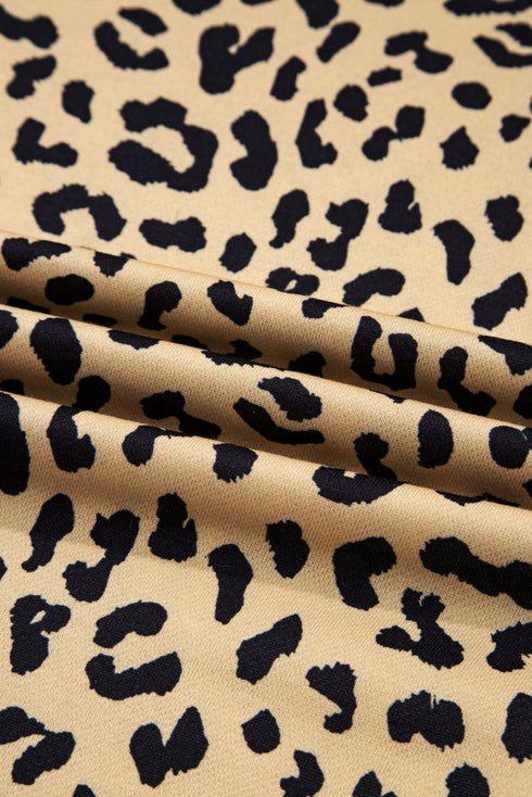 Mixed Print Exposed Seam Balloon Sleeve Pullover