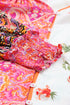 Mixed Print Floral Paisley Button Front Long Sleeve Blouse