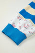 Mixed Print Patchwork Stripe Drop Shoulder Pullover Sweatshirt