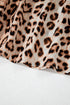 Mixed Print Patchwork V Neck Balloon Sleeve Babydoll Blouse