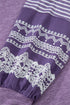 Mixed Print Raglan Sleeve Heathered Knit Top