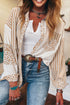 Mixed Print Stripe And Animal Pattern Button Down Shirt