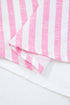 Mixed Print Stripe And Animal Pattern Button Down Shirt