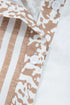 Mixed Print Stripe And Animal Pattern Button Down Shirt