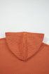 Mixed Print Waffle Knit Button Front Hooded Pullover