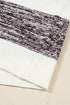 Mixed Stitch Block Stripe Crew Neck Sweater
