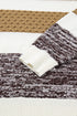 Mixed Stitch Block Stripe Crew Neck Sweater