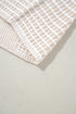 Mixed Stitch Crew Neck Drop Shoulder Sweater