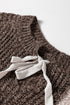 Mixed Stitch Geometric Patchwork Crew Neck Sweater