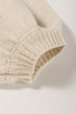 Mixed Stitch Texture Relaxed Fit Pullover Sweater